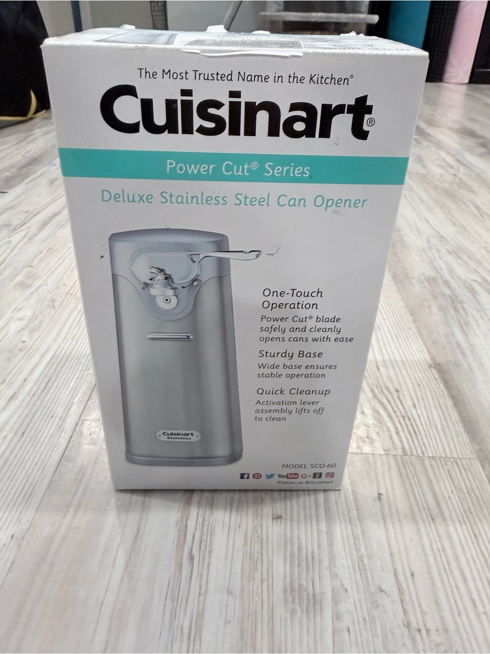Cuisinart Stainless Steel Deluxe Can Opener - Silver